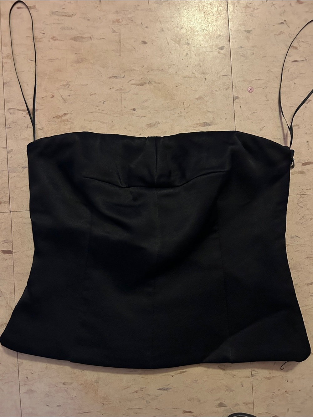 MANGO black strapless top